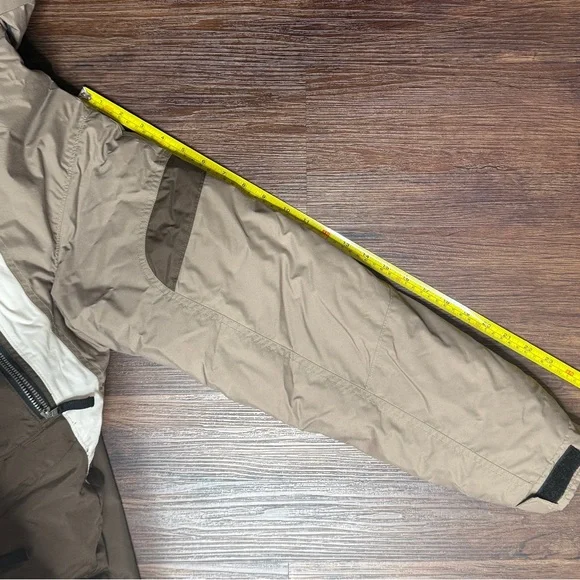 Columbia Brown and Gray Hooded Youth 18-20 Jacket - Picture 15 of 16